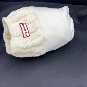 Hunter boot sock cable knit